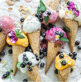 fruit ice cream